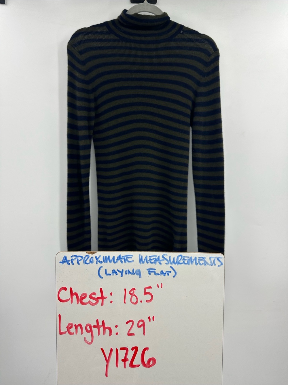 Vince Cashmere Striped Turtleneck Sweater - Picture 11 of 11